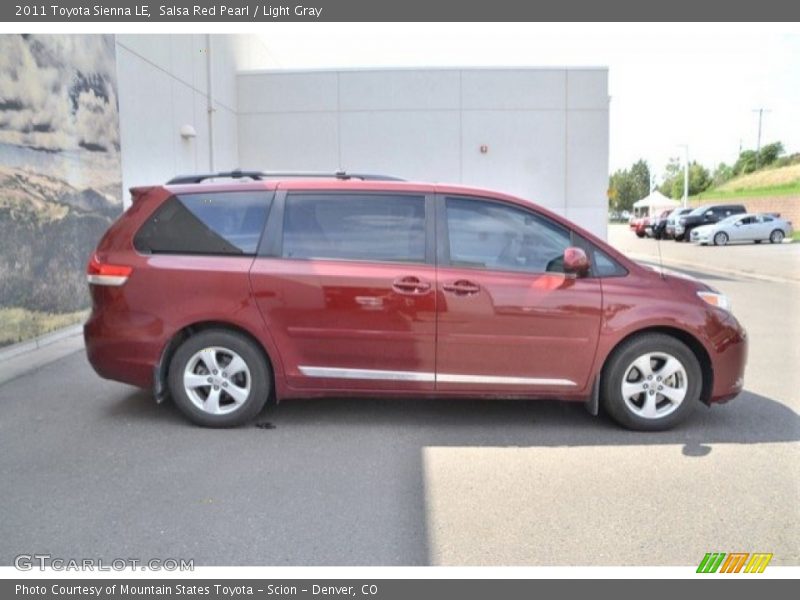 Salsa Red Pearl / Light Gray 2011 Toyota Sienna LE