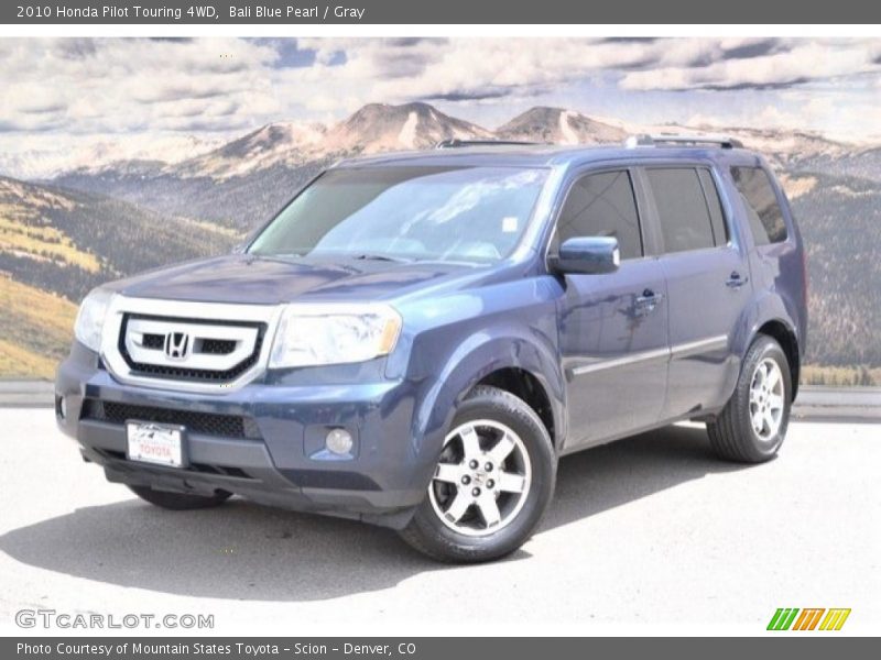 Bali Blue Pearl / Gray 2010 Honda Pilot Touring 4WD