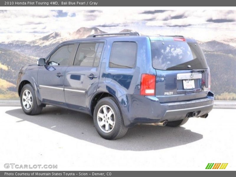 Bali Blue Pearl / Gray 2010 Honda Pilot Touring 4WD