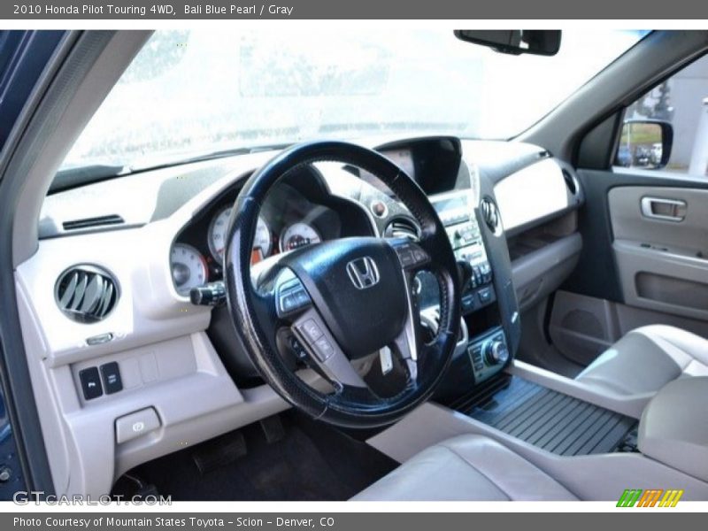 Bali Blue Pearl / Gray 2010 Honda Pilot Touring 4WD