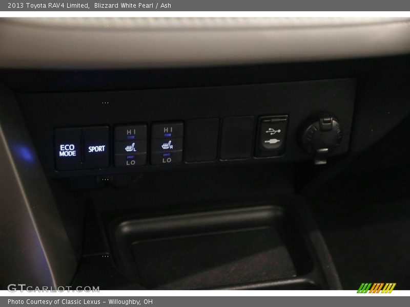 Blizzard White Pearl / Ash 2013 Toyota RAV4 Limited