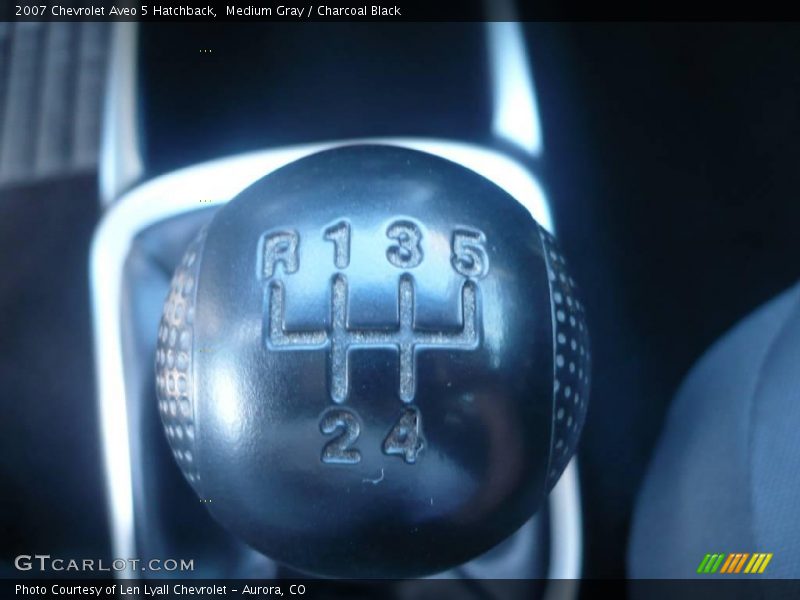 Medium Gray / Charcoal Black 2007 Chevrolet Aveo 5 Hatchback