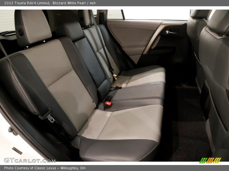 Blizzard White Pearl / Ash 2013 Toyota RAV4 Limited