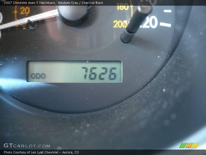 Medium Gray / Charcoal Black 2007 Chevrolet Aveo 5 Hatchback