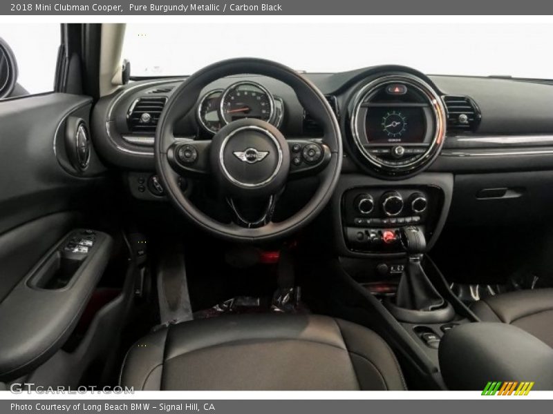 Pure Burgundy Metallic / Carbon Black 2018 Mini Clubman Cooper