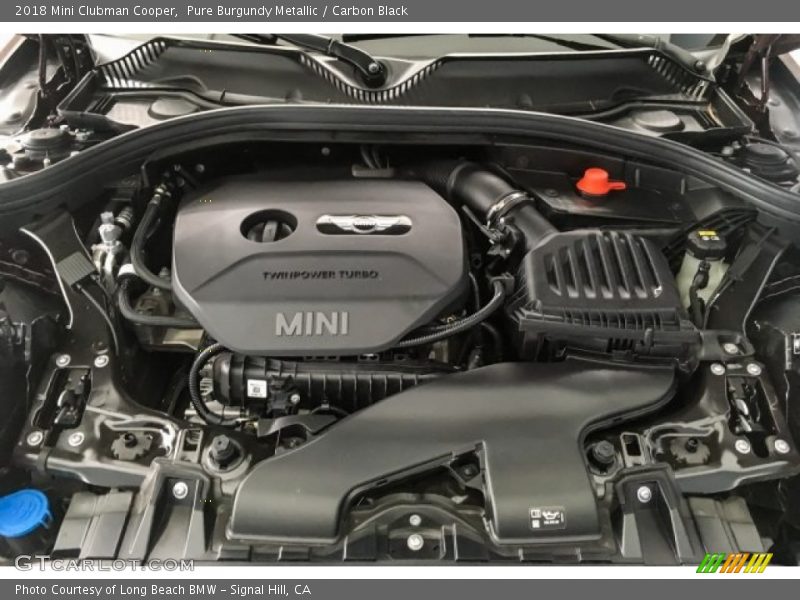 Pure Burgundy Metallic / Carbon Black 2018 Mini Clubman Cooper