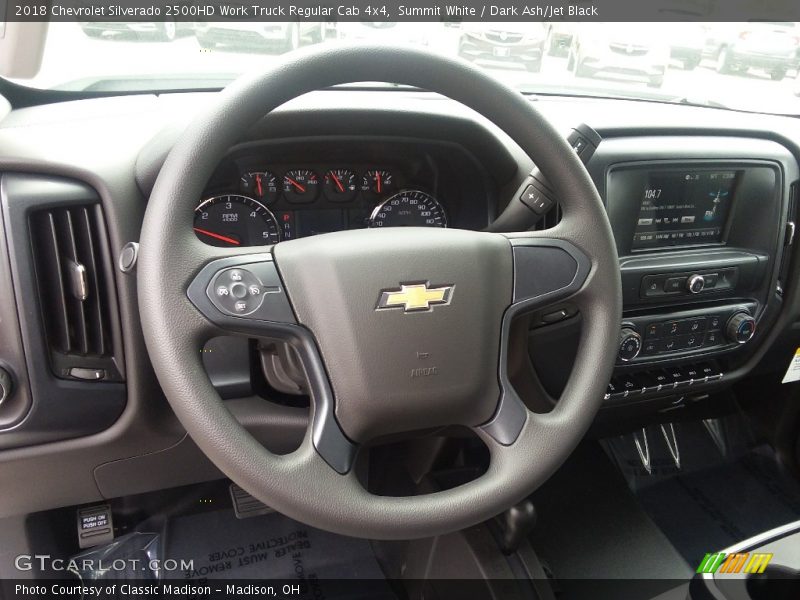 Summit White / Dark Ash/Jet Black 2018 Chevrolet Silverado 2500HD Work Truck Regular Cab 4x4