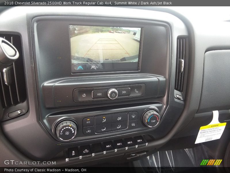 Summit White / Dark Ash/Jet Black 2018 Chevrolet Silverado 2500HD Work Truck Regular Cab 4x4