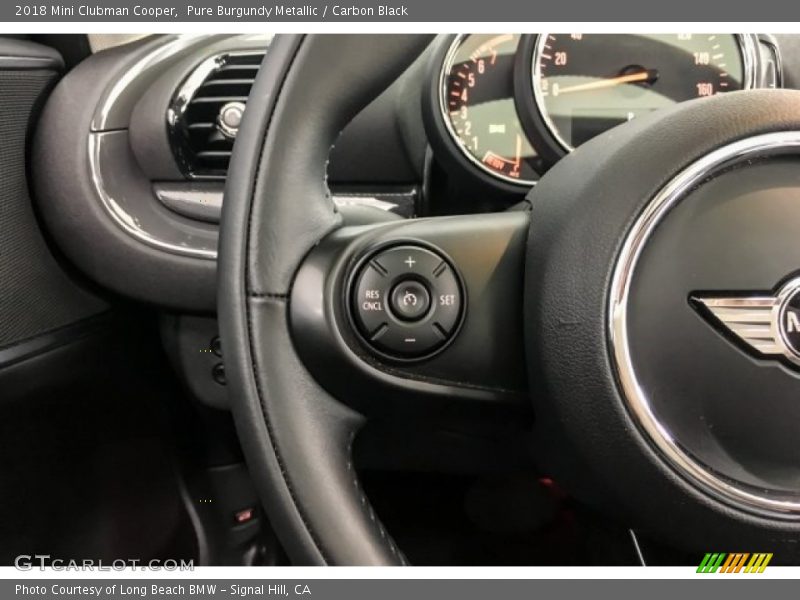 Pure Burgundy Metallic / Carbon Black 2018 Mini Clubman Cooper