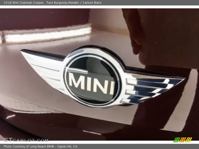 Pure Burgundy Metallic / Carbon Black 2018 Mini Clubman Cooper