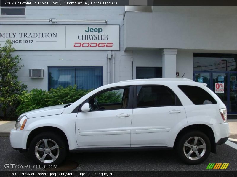 Summit White / Light Cashmere 2007 Chevrolet Equinox LT AWD
