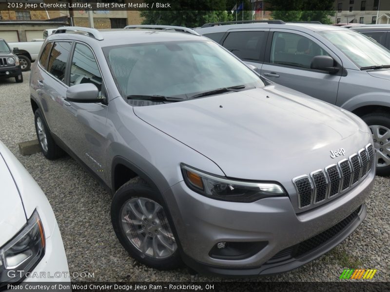 Billet Silver Metallic / Black 2019 Jeep Cherokee Latitude