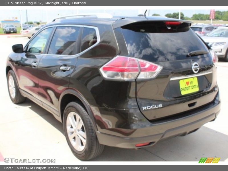 Midnight Jade / Charcoal 2015 Nissan Rogue SV
