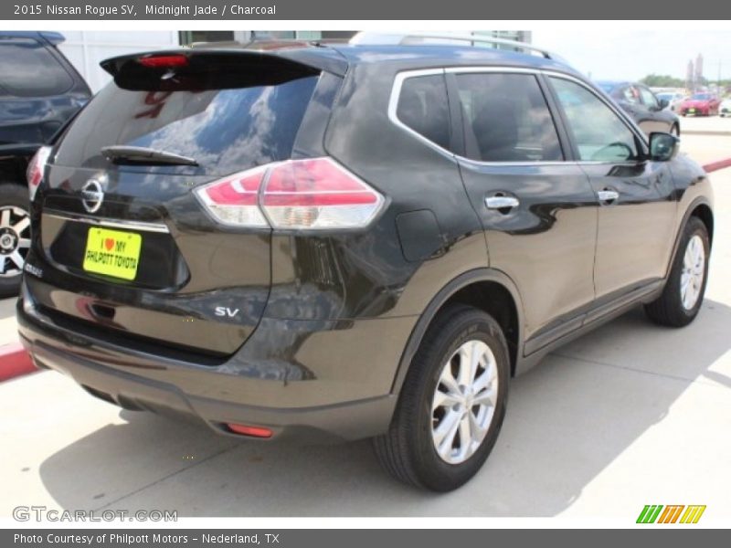 Midnight Jade / Charcoal 2015 Nissan Rogue SV
