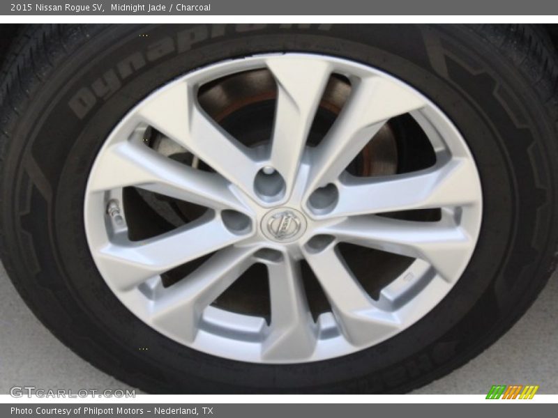 Midnight Jade / Charcoal 2015 Nissan Rogue SV