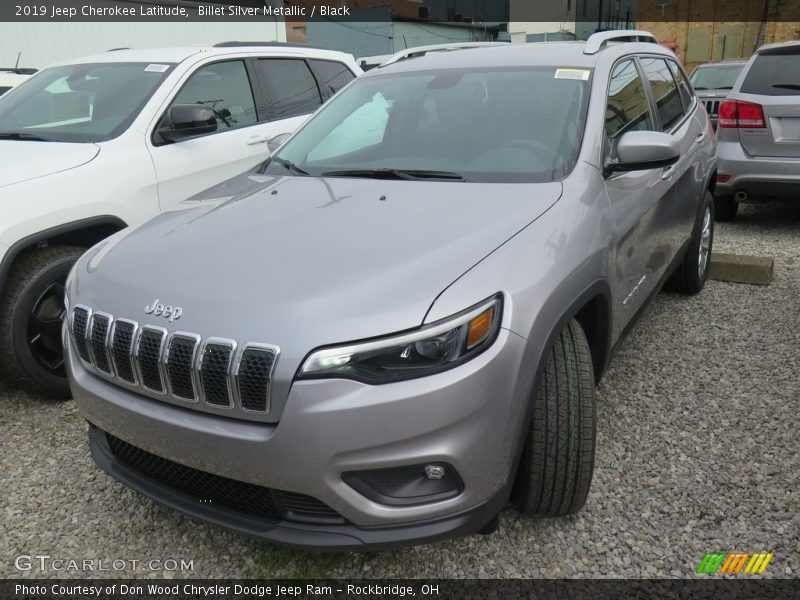 Billet Silver Metallic / Black 2019 Jeep Cherokee Latitude