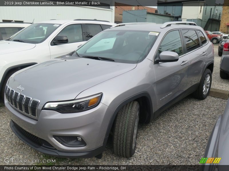 Billet Silver Metallic / Black 2019 Jeep Cherokee Latitude