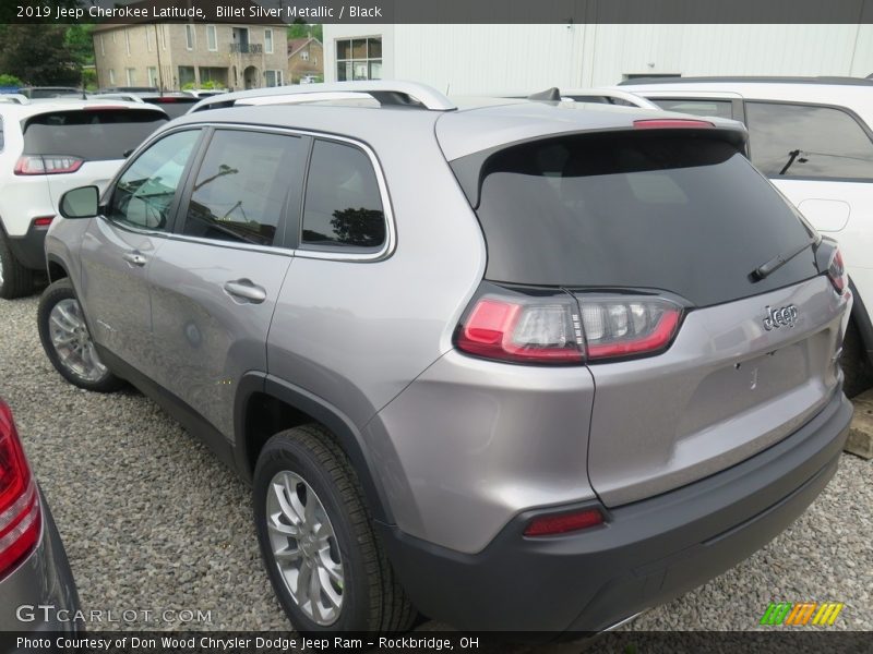 Billet Silver Metallic / Black 2019 Jeep Cherokee Latitude