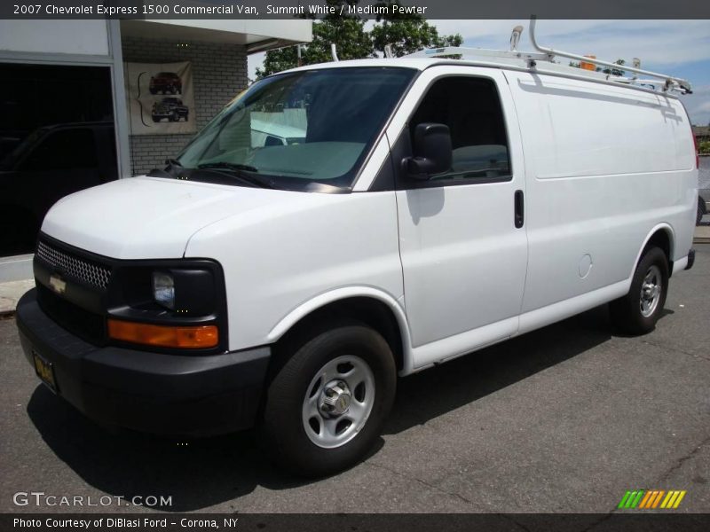 Summit White / Medium Pewter 2007 Chevrolet Express 1500 Commercial Van