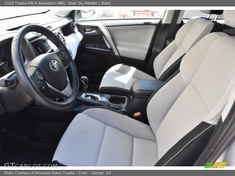 Silver Sky Metallic / Black 2018 Toyota RAV4 Adventure AWD