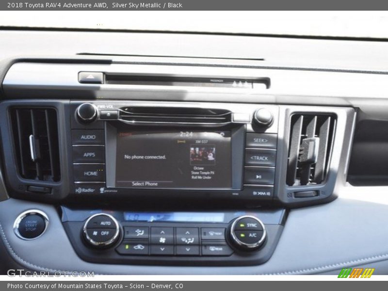 Silver Sky Metallic / Black 2018 Toyota RAV4 Adventure AWD