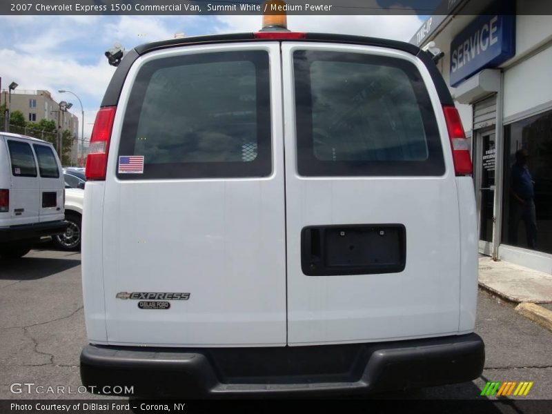 Summit White / Medium Pewter 2007 Chevrolet Express 1500 Commercial Van