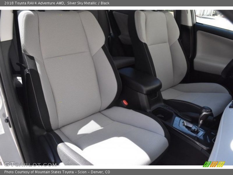 Silver Sky Metallic / Black 2018 Toyota RAV4 Adventure AWD