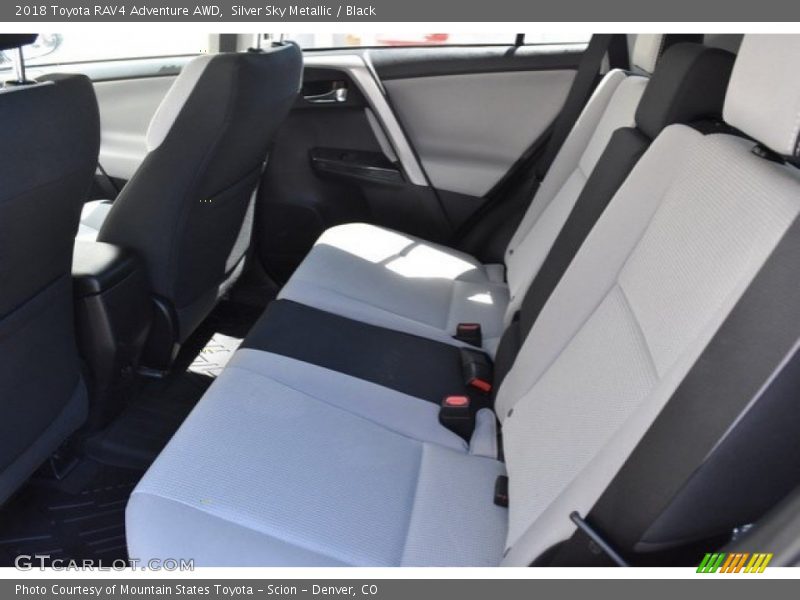 Silver Sky Metallic / Black 2018 Toyota RAV4 Adventure AWD