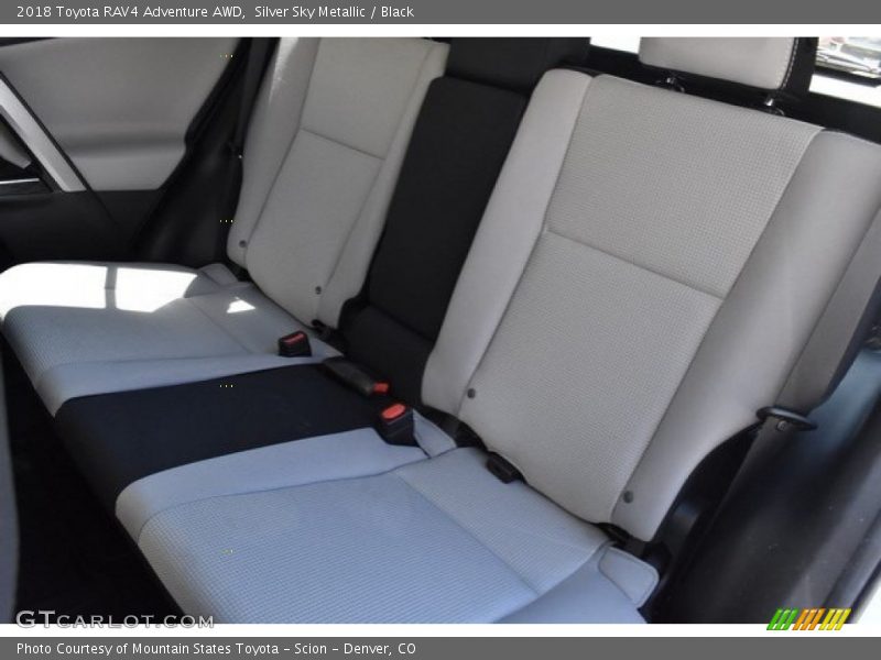 Silver Sky Metallic / Black 2018 Toyota RAV4 Adventure AWD