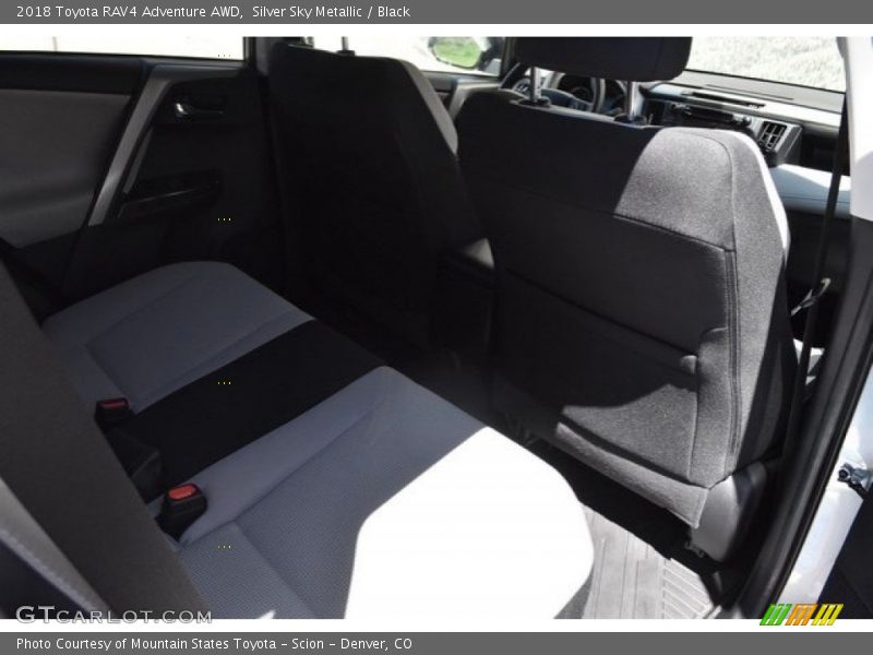 Silver Sky Metallic / Black 2018 Toyota RAV4 Adventure AWD