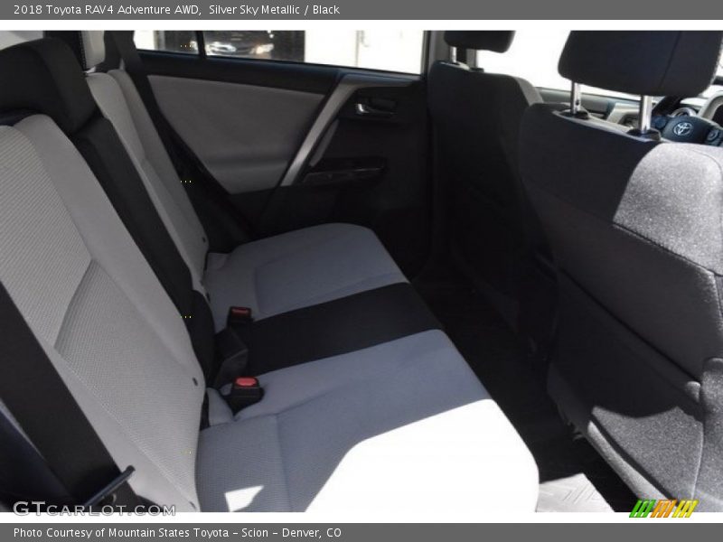 Silver Sky Metallic / Black 2018 Toyota RAV4 Adventure AWD