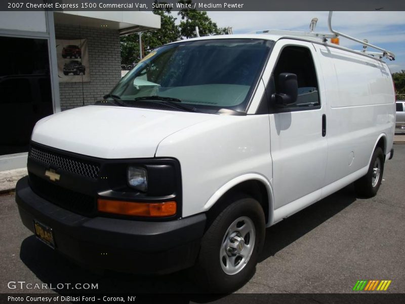 Summit White / Medium Pewter 2007 Chevrolet Express 1500 Commercial Van