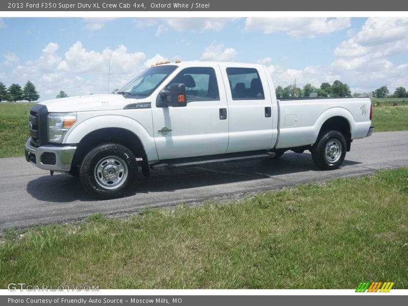 Oxford White / Steel 2013 Ford F350 Super Duty XL Crew Cab 4x4