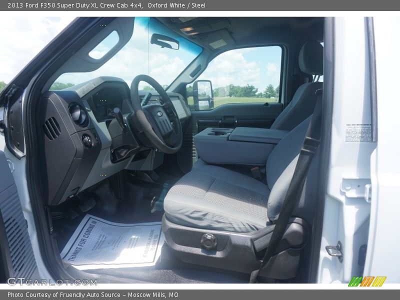 Oxford White / Steel 2013 Ford F350 Super Duty XL Crew Cab 4x4