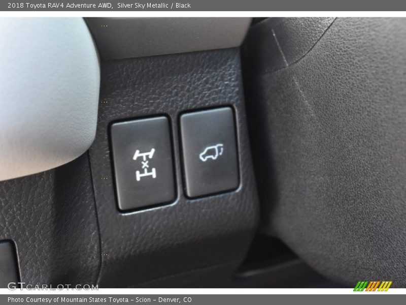 Silver Sky Metallic / Black 2018 Toyota RAV4 Adventure AWD