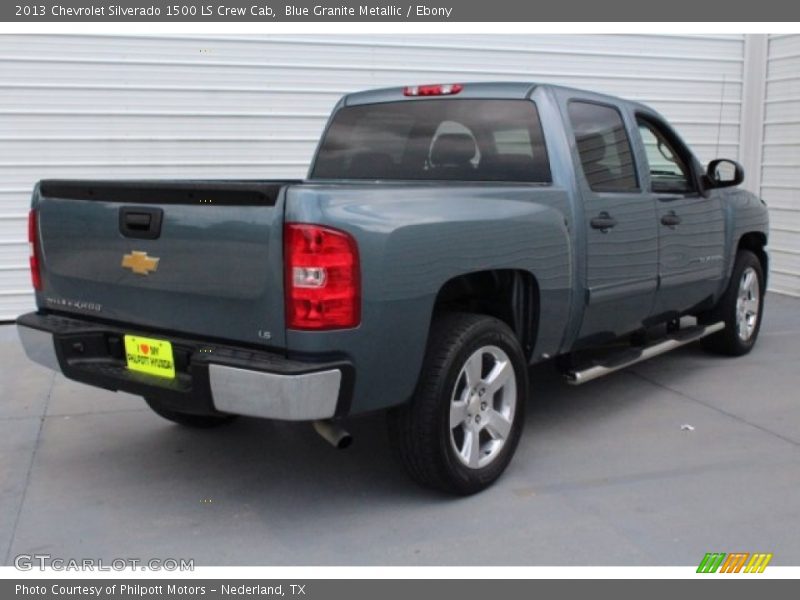 Blue Granite Metallic / Ebony 2013 Chevrolet Silverado 1500 LS Crew Cab