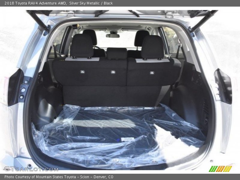 Silver Sky Metallic / Black 2018 Toyota RAV4 Adventure AWD