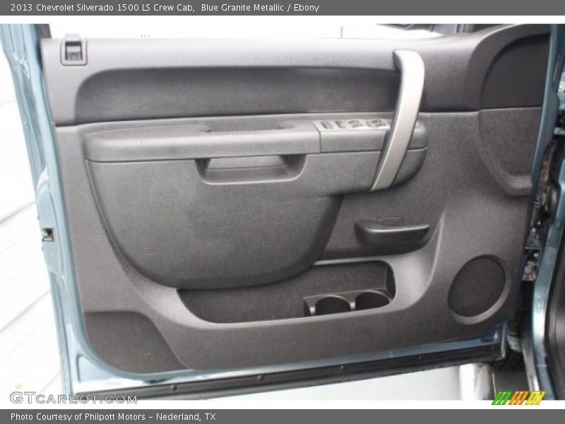 Blue Granite Metallic / Ebony 2013 Chevrolet Silverado 1500 LS Crew Cab