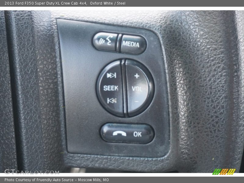 Oxford White / Steel 2013 Ford F350 Super Duty XL Crew Cab 4x4