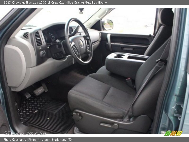 Blue Granite Metallic / Ebony 2013 Chevrolet Silverado 1500 LS Crew Cab