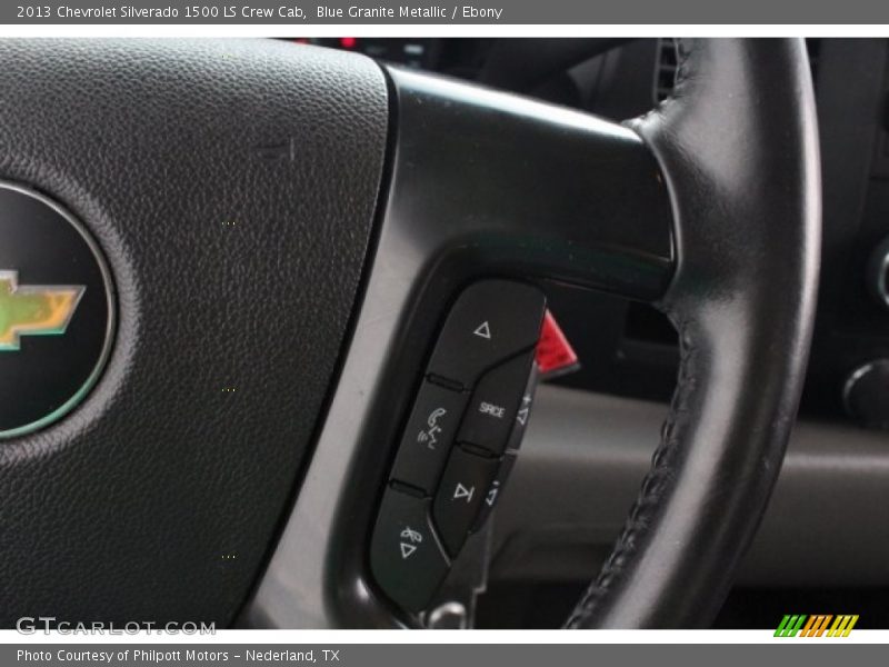 Blue Granite Metallic / Ebony 2013 Chevrolet Silverado 1500 LS Crew Cab