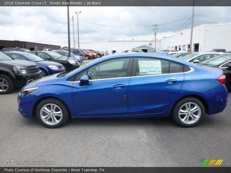 Kinetic Blue Metallic / Jet Black 2018 Chevrolet Cruze LT