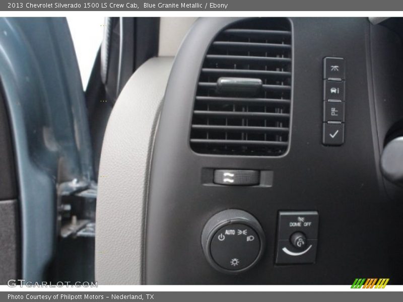 Blue Granite Metallic / Ebony 2013 Chevrolet Silverado 1500 LS Crew Cab