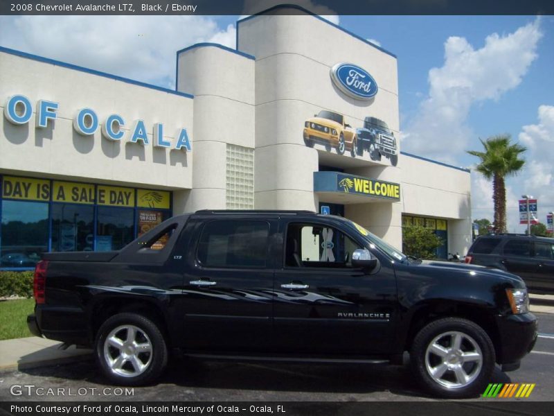 Black / Ebony 2008 Chevrolet Avalanche LTZ