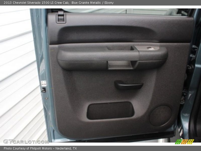 Blue Granite Metallic / Ebony 2013 Chevrolet Silverado 1500 LS Crew Cab
