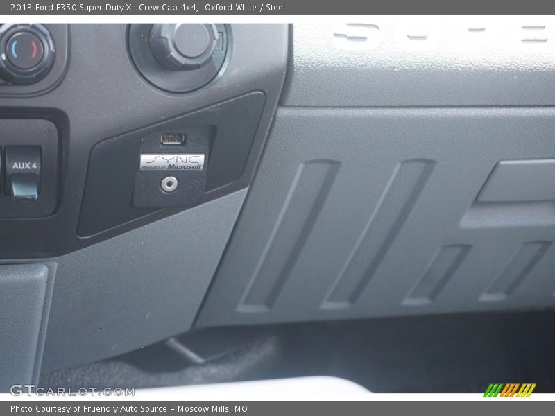 Oxford White / Steel 2013 Ford F350 Super Duty XL Crew Cab 4x4