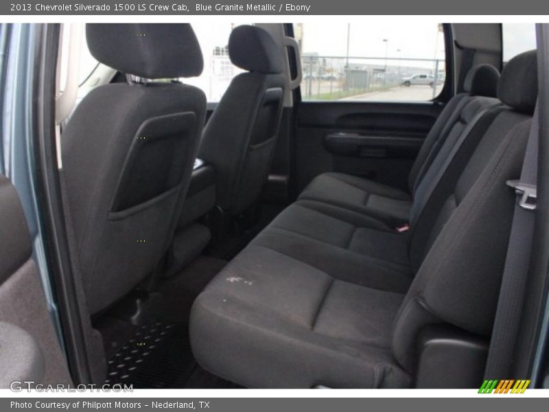 Blue Granite Metallic / Ebony 2013 Chevrolet Silverado 1500 LS Crew Cab