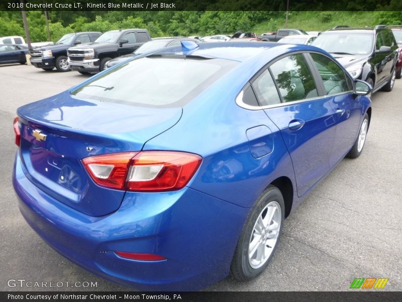 Kinetic Blue Metallic / Jet Black 2018 Chevrolet Cruze LT