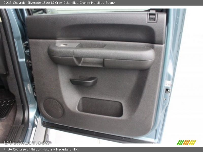 Blue Granite Metallic / Ebony 2013 Chevrolet Silverado 1500 LS Crew Cab