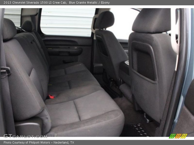 Blue Granite Metallic / Ebony 2013 Chevrolet Silverado 1500 LS Crew Cab